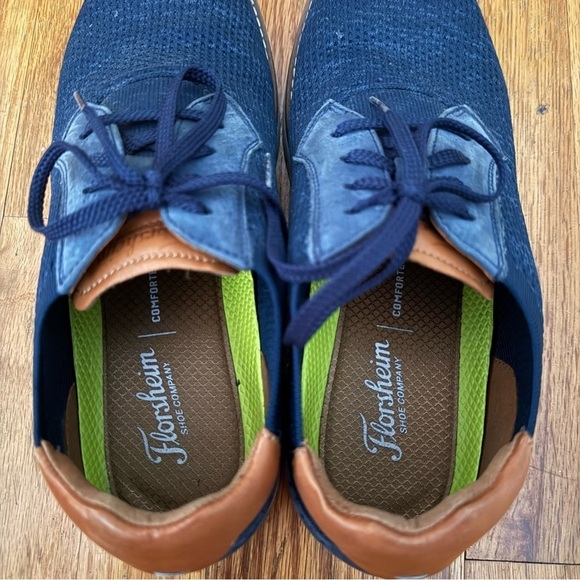 Florsheim Shoe Company Men’s Comfortech Blue Oxford Shoe Size 8.5 main image 6